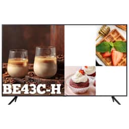 SAMSUNG 43″ BE43C-H 4K PRO TV with Easy Digital Signage Software with HDMI, USB, TV Tuner and Speakers 250 nits (LH43BECHLGFXGO), Black