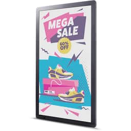 25″ePaper Signage Display 60 colors,reflective,Lan,WiFi