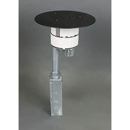 4-INCH FURN FEED POKE-THRU ASSY, BK