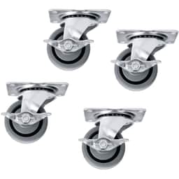 FLOOR FRIENDLY LOCKING CASTERS(4)SLIM5