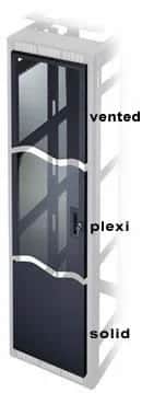 Middle Atlantic PFD-35 35SP Universal Plexi Front Door Black