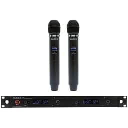 R62 receiver with two H60/VX5 handheld transmitte rs