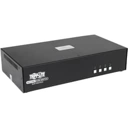 Secure KVM Switch, 4-Port, Dual Monitor, DVI to DVI, NIAP PP3.0 Certifi