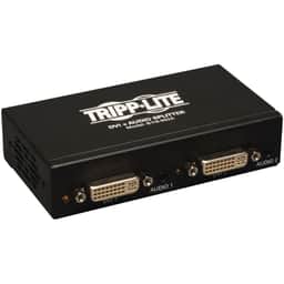 DVI Single Link with Audio Splitter - 2 Port