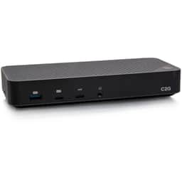 C2G54538 Dual 4K USB-A/USB-C Hybrid Dock, 130W