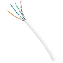 1000ft TAA Compliant Cat6 Bulk Unshielded Ethernet Network Cable White