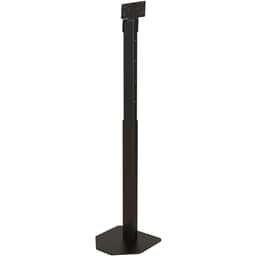 Height adjustable camera floor stand compatible with Video Bar Systems