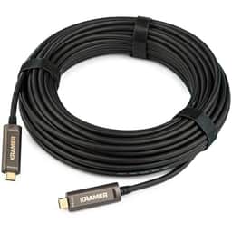 USB 3.1 GEN-2 Optical USB-C M to USB-C M Cable- Plenum Rated 15FT