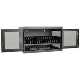 16-Port AC Charging Sync Station Cart Chromebook Laptop Tablet