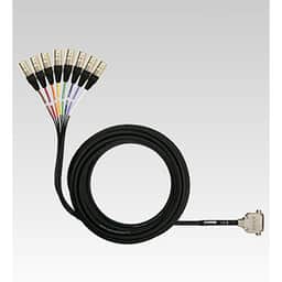 8 Channel DB25 to XLR Male Audio Snake; 25 ft.