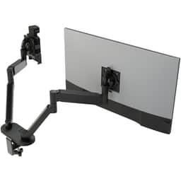 DUAL DYNAMIC MONITOR ARM BLACK