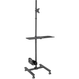 Mobile Workstation with Monitor Mount – For 17″ to 32″ Displays