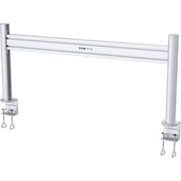 Slat Rail with Posts for Slat Wall System, 40 in.