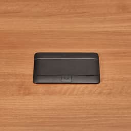 DEQUORUM FLIP UP,BLACK WITH 15A RECEPTACLE
