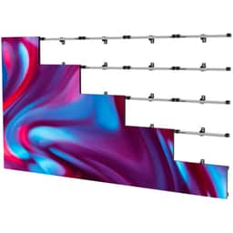 One-to-one universal wall mount for latching dvLED displays up to 960mm