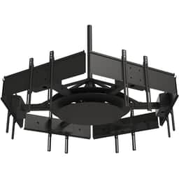 Hex Mount - Holds six displays to form a circle, with telescoping arms