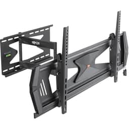 Heavy-Duty Full-Motion Security TV Wall Mount for 37" to 80", Flat or Cv