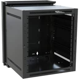 12SP/32D Wall Rack w/ Plexi Door