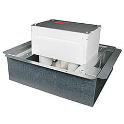 EVO 4-GANG FC FLR BX W 11/4IN FEEDS