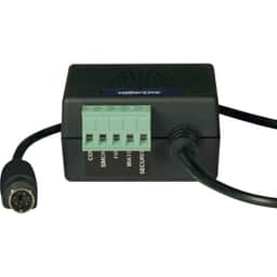 Works w/SNMPWebcard to monitor ext.temp/humidity + contact-closure input