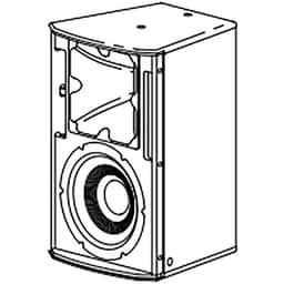 Electro-Voice EVC-1122-95B 12-Inch 2-Way Passive Speaker Black