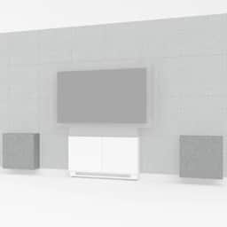 ADA-Compliant Wall Tiles – Silver Gray Felt Tiles