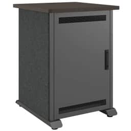 FM,RACK,12RU,27D,A3,GR,CG,SOLID DOOR
