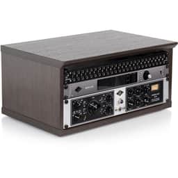 GATOR Elite Furniture Series 4U Desktop Studio Rack in Dark Walnut