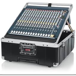 ATA Molded Pop-Up Mixer Case w/ Wheels; 12U; 6.5" Deep