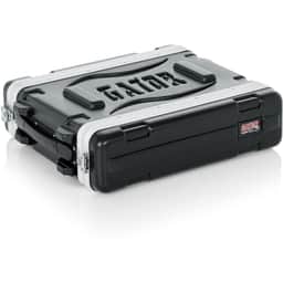 Molded PE Rack Case; Front, Rear Rails; 2U; 14.25" Deep
