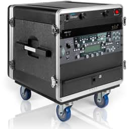 GATOR ATA Molded PE Rack w/Casters; Fits Under Gator GRC Series; 10U;