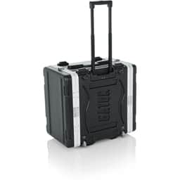 GATOR Molded PE Rack Case; Front, Rear Rails; 6U; 19" Deep; Locking