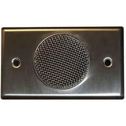 Flush mount wall microphone Microphone can be rotated for directivity