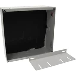 Flush mount enclosure is designed for use only with AtlasIED speaker Sys