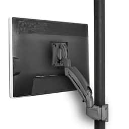 K1 POLE MNT SINGLE DISPLAY 1L ARM, BLK