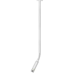 Miniature High Output Cadioid Ceiling Microphone w/gooseneck white