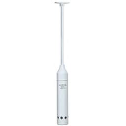 Hanging ceiling microphone with height adjustment