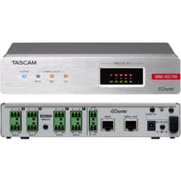 TASCAM MM-4D/IN-E 4-Channel Mic/Line Input Dante Converter with Built-In DSP Mixer