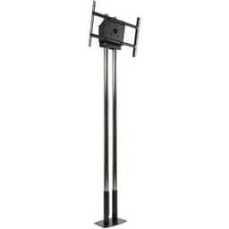 Dual Pole Free Standing Mount For 46" to 90" TV's w/Chrome Poles