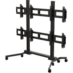 Video Wall Mobil Cart 2x2 800x 400 100Lbs Max Weight MPVWM2X84U