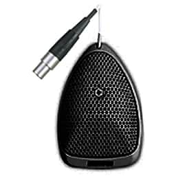 CARDIOD-Miniature Black Condenser Mic 12 Attached Cabl