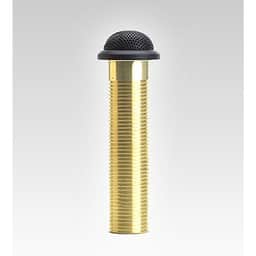 Brushed Alum Low Profile Boundary Mic Omni; 3 Pin XLR