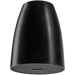 Mini pendant loudspeaker, black, paintable