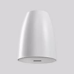 Mini pendant loudspeaker, white, paintable