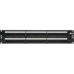 48-Port Cat6 Patch Panel 568B 110 Punch down RJ45 2URM TAA GSA