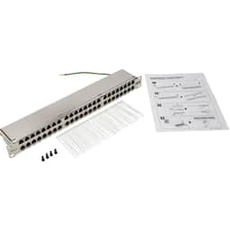 Cat5e / Cat6 Patch Panel 48-Port Shielded Krone IDC 568B RJ45 1U