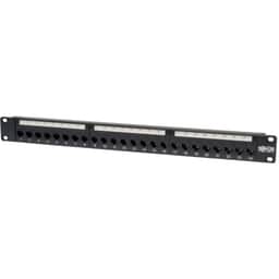24-port CAT6 patch panel 568B 110 punch down RJ45