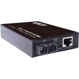 Hardened Gigabit Fiber to Ethernet Media Converter, 10/100/1000 Mbps, RJ45/SC Multimode, -10 to 60C, 1640 ft