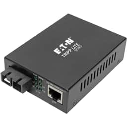 Gigabit Singlemode Fiber to Ethernet Media Converter, POE+ - 10/100/1000