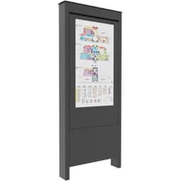 OUTDOOR PORTRAIT KIOSK, LG 49XE4 BLACK